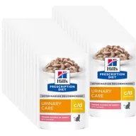Mokra karma dla kotów - HILL'S PD Prescription Diet Feline c/d Salmon 24x85g saszetka - miniaturka - grafika 1