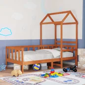 Łóżka dla dzieci i młodzieży - vidaXL Zestaw Łóżka Dziennie 2 pcs Woskowy Brąz Lite drewno sosnowe - miniaturka - grafika 1