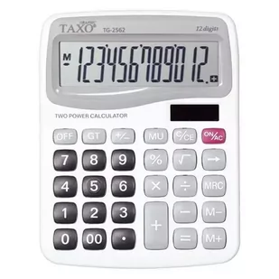Kalkulator Taxo 12- pozycyjny biały TG-2562 - Titanum - Kalkulatory - miniaturka - grafika 1