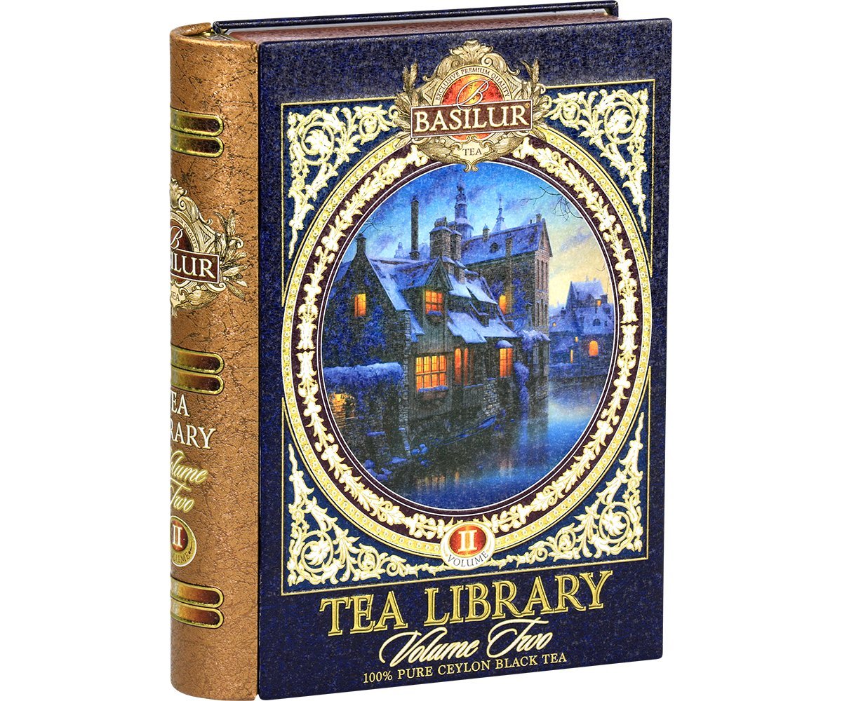 Basilur TEA LIBRARY VOLUME II herbata czarna Z CEJLONU liściasta w puszce - 100 g