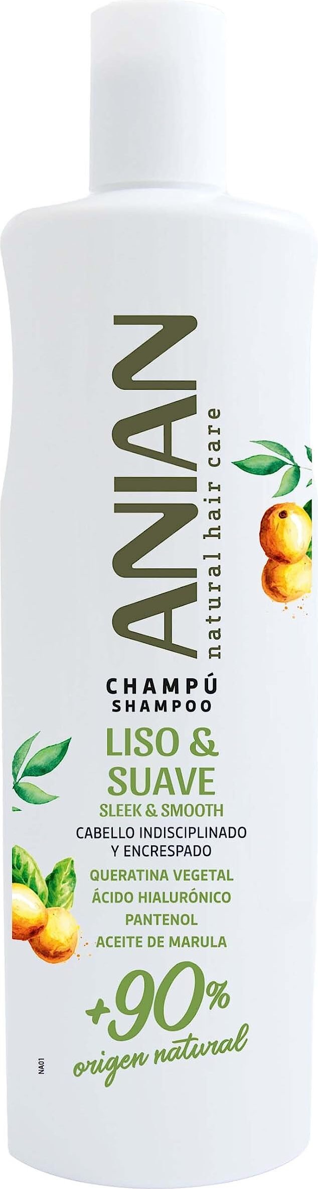 1x Szampon roślinny z keratyną Anian SMOOTH & SOFT 400 ml