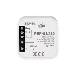 Zamel Przekaźnik elektromagnetyczny dopuszkowy 230VAC 10A PEP-01230 EXT10000256 EXT10000256 - Sterowniki i przekaźniki - miniaturka - grafika 2