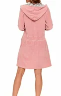 Szlafroki damskie - Szlafrok Damski Doctor Nap SWO.1008 MEADOW 2-3XL różowy - miniaturka - grafika 1