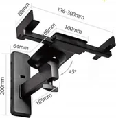 Głośniki - stojaki i akcesoria - Art SPEAKER HOLDER clamping black 20kg 2 pcs. G-10 - miniaturka - grafika 1