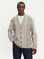 Swetry męskie - Brave Soul Kardigan MK-248ASHBERY Szary Regular Fit - miniaturka - grafika 1