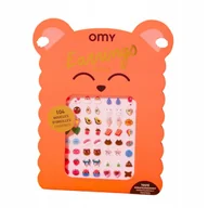 Biżuteria dla dzieci - Kolczyki Samoprzylepne Dla Dzieci Omy - Kawaii 104 Szt. - miniaturka - grafika 1