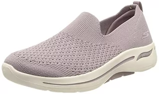 Sneakersy damskie - Skechers Damskie sneakersy Go Walk Arch Fit Delora, Fioletowe wykończenie tekstylne, 37 EU - grafika 1