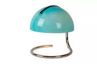 Lampy stojące - Lucide Cato 46516/01/35 lampa stołowa lampka 1x10W E27 niebieska/srebrna - miniaturka - grafika 1