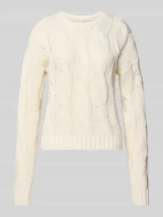 Sweter o kroju regular fit z efektem dzianiny model ‘Finn’ - Swetry damskie - miniaturka - grafika 1