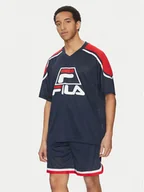 Spodenki męskie - Fila Szorty sportowe Lommel FAM0920 Granatowy Loose Fit - miniaturka - grafika 1