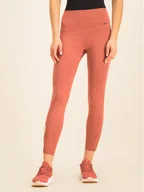 Spodnie sportowe damskie - Nike Legginsy Yoga 7/8 Tights BV5715 Różowy Slim Fit - miniaturka - grafika 1