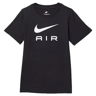 Bluzki damskie - Nike Air Fa22 Bluzka Czarny/biały 134 - miniaturka - grafika 1