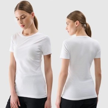 T-shirt Damski 4F Koszulka Bawełniana Sportowa M TTSHF2255 SS25