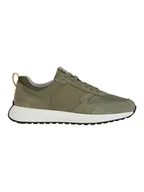 Trampki męskie - Geox Sneakersy "Volpiano" w kolorze oliwkowym - miniaturka - grafika 1