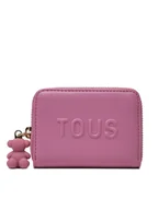 Portfele - TOUS Mały Portfel Damski Brenda 2002106013 Różowy - miniaturka - grafika 1