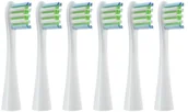 Końcówki do szczoteczek elektrycznych - 6x Końcówka do szczoteczek Oclean X PRO Z1 F1 ONE AIR 2 biała - miniaturka - grafika 1