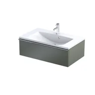 Szafki łazienkowe - Szafka łazienkowa pod umywalkę Oristo Etna 80 cm zielony mat OR52-SD1S-80-17 - miniaturka - grafika 1