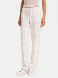 Guess Spodnie dresowe V5YB20 KB212 Écru Regular Fit - Spodnie sportowe damskie - miniaturka - grafika 1