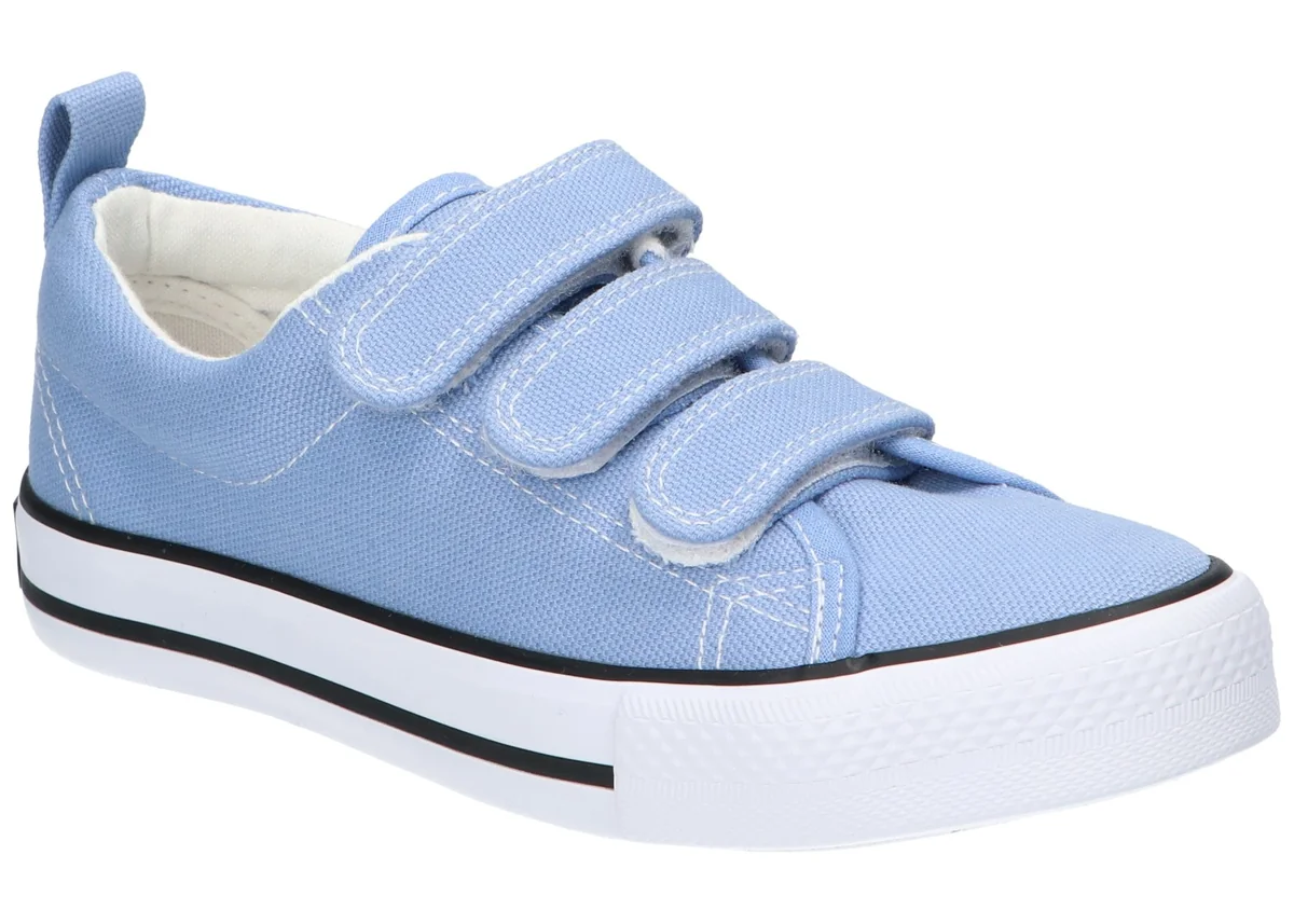 AMERICAN CLUB LH136 WYGODNE TENISÓWKI TRAMPKI DZIECIĘCE NA RZEPY BLUE 33