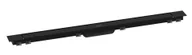 Odpływy liniowe - Hansgrohe RainDrain Match Plus - Element zewnętrzny odpływu liniowego 100 cm, z rusztem, czarny mat 56217670 - miniaturka - grafika 1