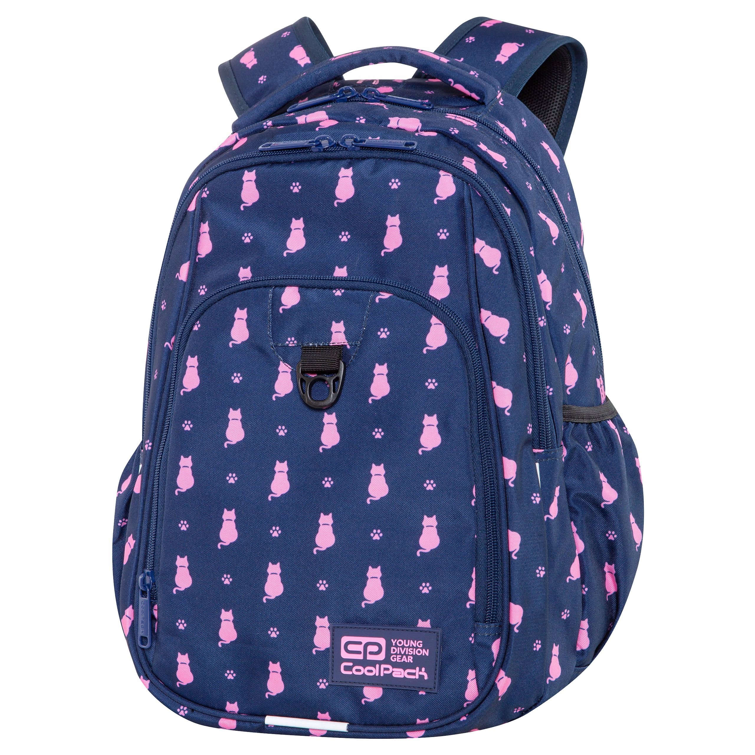 Plecak szkolny wielokomorowy CoolPack niebieski, różowy, wielokolorowy 27 l