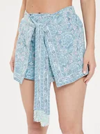 Spodenki damskie - Pepe Jeans Szorty materiałowe Ember PL801101 Niebieski Regular Fit - miniaturka - grafika 1
