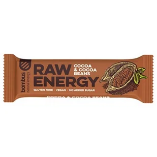 BOMBUS Baton RAW ENERGY z ziarnami kakaowca BEZGL 50 g eko-wital-5679 - Batoniki - miniaturka - grafika 3