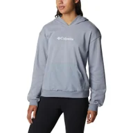 Bluzy narciarskie - Damska bluza z kapturem Columbia Logo III French Terry - miniaturka - grafika 1