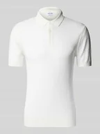 Koszulki męskie - Koszulka polo o kroju slim fit z prążkowanymi wykończeniami - miniaturka - grafika 1