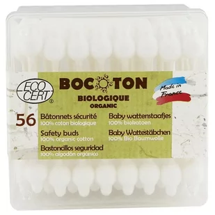 Bocoton Eko-patyczki kosmetyczne dla dzieci 56szt - Waciki, płatki i patyczki kosmetyczne - miniaturka - grafika 1