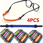 Inne - TEMU Zestaw 4 Pasków do Okularów - Pasek na Oprawkę Okularów - Sznurek do Okularów Naszyjnik - Sportowy Smycz do Okularów - Regulowany Uchwyt na - miniaturka - grafika 1