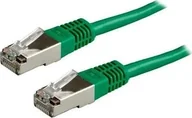 Kable miedziane - Lynx CS CS Patch kabel Cat6A S-FTP 0,25m zelený PK-SFTP6A-0025-GREEN - miniaturka - grafika 1
