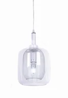 Lampy sufitowe - Lumina Deco Nowoczesna Lampa Wisząca Biała Bessa - miniaturka - grafika 1