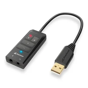 Sharkoon 4044951034215 karta dźwiękowa 7.1 kan. USB - Karty dźwiękowe - miniaturka - grafika 1