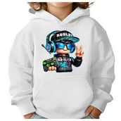 Bluzy dla dziewczynek - BLUZA DZIECIĘCA Z KAPTUREM ROBLOX GRACZ 134-140 DLA DZIECKA PREZENT - miniaturka - grafika 1