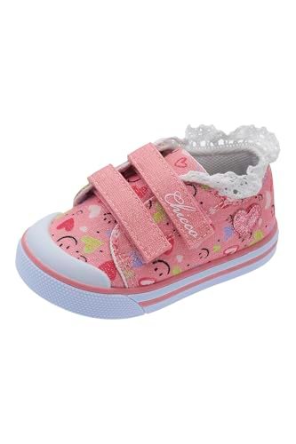 Chicco, Damskie trampki z doble cierre de gancho y bucle, wygodne, elastyczne i oddychające, idealne na wiosnę, jesień i zimę, buty dla dziewczynek i dziewcząt, zaprojektowane we Włoszech, Różowy 5,