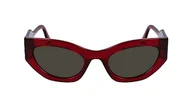 Okulary przeciwsłoneczne - KARL LAGERFELD Damskie okulary przeciwsłoneczne KL6122S, cyklamen, jeden rozmiar, Cyklamen, Rozmiar uniwersalny - miniaturka - grafika 1
