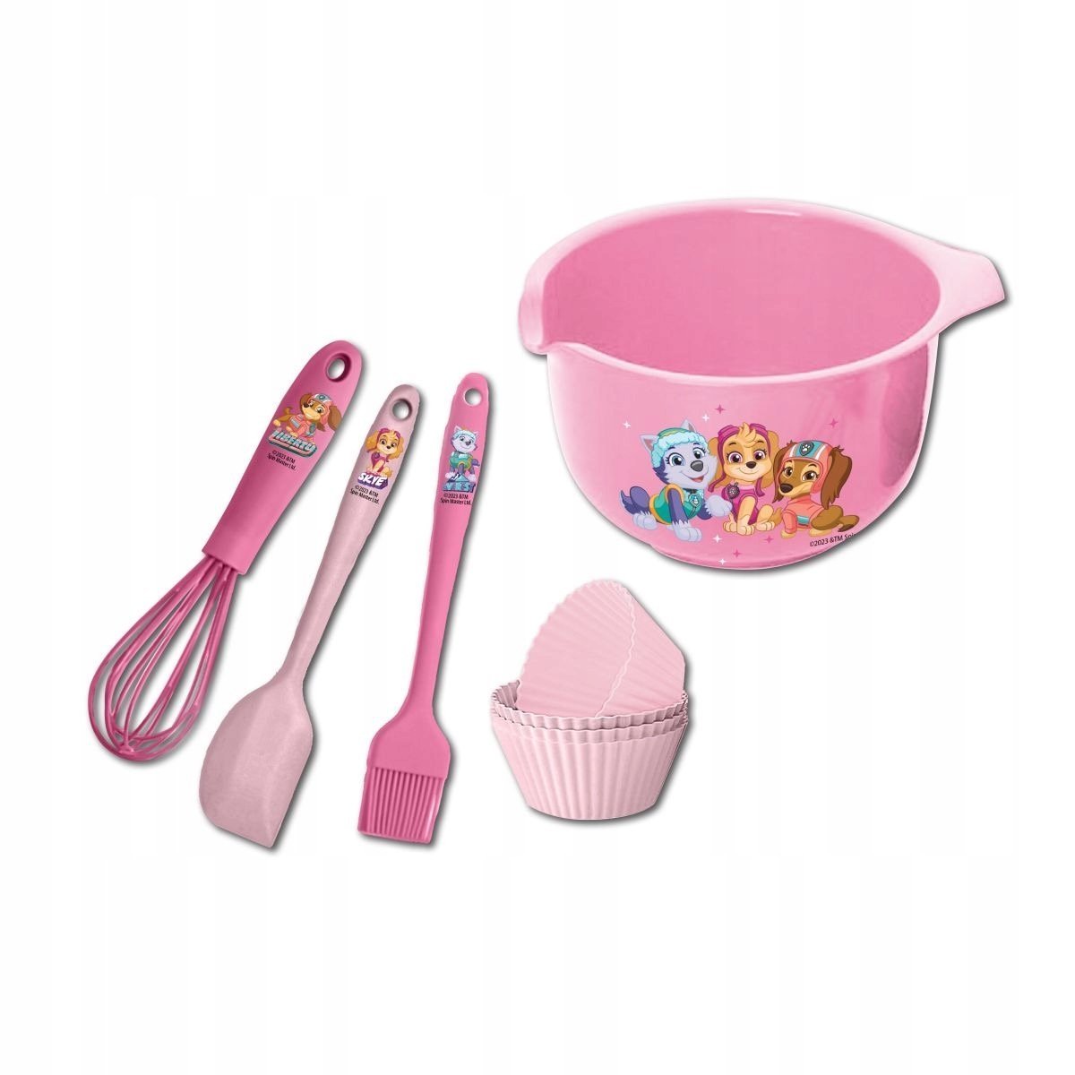 Dziecięcy zestaw do pieczenia 8 elementów Psi Patrol różowy