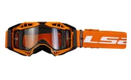 Gogle i okulary motocyklowe - Gogle LS2 Aura Czarno-pomarańczowe - miniaturka - grafika 1