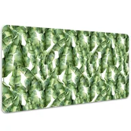 Podkładki na biurko - Podkładka na biurko z nadrukiem Liście z tropików 100x50 cm - miniaturka - grafika 1