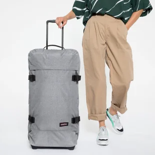 Torba podróżna Eastpak Tranverz L, szara - Torby podróżne - miniaturka - grafika 1