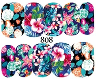 Ozdoby do paznokci - Naklejki wodne na paznokcie - nr 808 - miniaturka - grafika 1