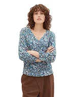 Koszulki i topy damskie - TOM TAILOR T-shirt damski, 34004 – wzór róży Ditsy Flower, L - miniaturka - grafika 1