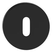 Szyldy i rozety - Rozeta podklamkowa pod klucz Arianna/Splash czarna Metal-Bud - miniaturka - grafika 1