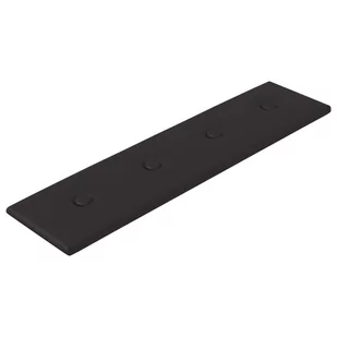 vidaXL Panele ścienne, 12 szt., czarne 60x15 cm, sztuczna skóra 343981 - Panele ścienne i boazeria - miniaturka - grafika 4