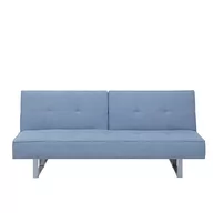 Sofy i kanapy - Beliani Sofa z funkcją spania tapicerowana niebieska 190 cm DUBLIN - miniaturka - grafika 1