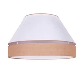 Lampy sufitowe - Duolla - Lampa sufitowa AVIGNON 3xE27/15W/230V śr. 60 cm biały/brązowy - miniaturka - grafika 1