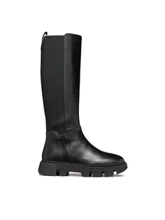 Geox Loafersy Vilde D46UAD 043NH C9999 Czarny - Półbuty damskie - miniaturka - grafika 1