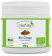 Suplementy naturalne - NatVita Chaga grzyb guz brzozy mielony 100g - miniaturka - grafika 1