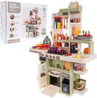 Zabawki AGD - DUŻA KUCHENKA DLA DZIECI MEGA ZESTAW KUCHNIA DŹWIĘKI ŚWIATŁA AKCESORIA - miniaturka - grafika 1